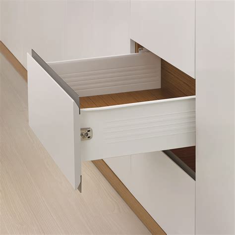 metal box kitchen drawers|kitchen metal drawer box sides.